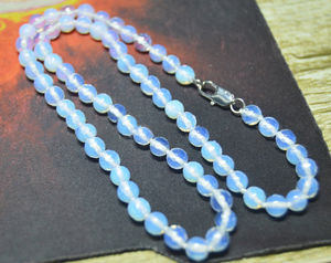 Newly Opal Beaded Necklace Round <b>Crystal</b> Religious Islam Prayer Jewelry Unisex Fashion Necklaces for Woman - Product Image 4