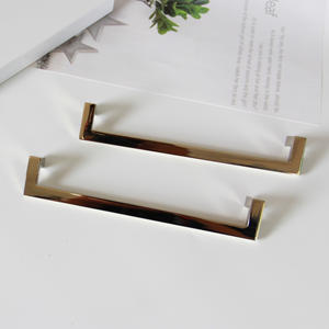 Poignée de tirage d'armoire en alliage de Zinc de conception carrée minimaliste pour meubles de chambre commode tiroir armoire cuisine salle de bain utilisation - Product Image 5