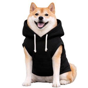 Sudadera con Capucha para Perro con Estampado Gráfico de Patas y Huesos, Cómoda, Suave y Cálida - Product Image 1