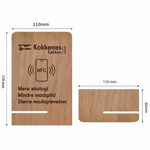 Tarjeta de Revisión NFC para Negocios |   Toque para Revisar y Escanear la Tarjeta de Comentarios con Código <span class=keywords><strong>QR</strong></span> |   Tarjeta de Seguidores de Redes Sociales con Impresión de Logotipo Personalizado - Product Image 2