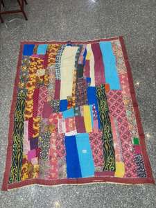 Kantha Réversible Fait à la Main Kantha Durable Cousu à la Main Traditionnel Vintage 100% Coton Fait à la Main Boho Chic Kantha - Product Image 5