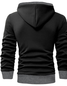 Sweat à capuche à manches longues pour hommes, pull chaud pour hommes avec capuche, veste à capuche décontractée, sweat à capuche, sweat-shirt en coton, sweat à capuche avec cordon de serrage - Product Image 2