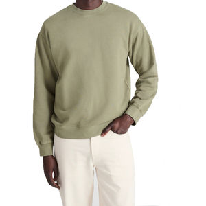 เสื้อฮู้ดดี้ผู้ชาย/ผู้หญิง ผ้าคอตตอนเทอร์รี่ 100% คอกลม ระบายอากาศได้ดี เป็นมิตรกับสิ่งแวดล้อม เหมาะสำหรับฤดูหนาว คุณภาพสูง สไตล์วินเทจ - Product Image 5