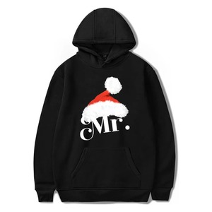 Sudaderas con Capucha para Parejas, Navidad, Letras 3D Mr y Mrs, Estampado, Jersey de Manga Larga, Felpa, 100% Algodón, Moda, Regalo de Navidad, Ropa Deportiva Unisex para Hombre - Product Image 5