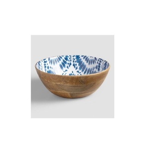 Prix d'usine Bol en bois Bol de service aux fruits pour la cuisine de l'hôtel et le dîner de table Bol Taille personnalisée Design de luxe - Product Image 2