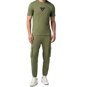 Vente en gros de joggeurs d'extérieur pour hommes, sweatershirt d'entraînement, survêtements, chemises pour hommes, tailles personnalisées, XS-XXL - Product Image 1