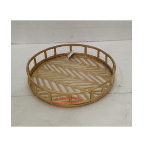 Bandeja de servicio de comida personalizada china, pegatina cuadrada impresa, artesanías de madera, mesa flotante decorativa - Product Image 5