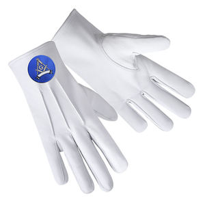 ถุงมือเครื่องราชกกุธภัณฑ์หนังสีขาว - Product Image 2