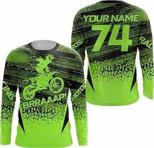 Camiseta de manga larga de calidad superior para motocicleta todoterreno de descenso, ropa de ciclismo de fútbol y bicicleta de montaña personalizable - Product Image 5