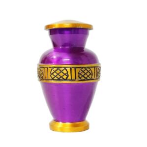 Urnes souvenir en aluminium de conception classique de haute qualité accessoires funéraires souvenir en métal à bas prix - Product Image 4