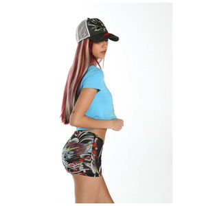 OEM été femmes Crop Top T-Shirt imprimé personnalisé mode décontractée avec un design uni coupe régulière et à manches courtes écologique - Product Image 5