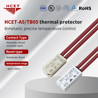Protector Térmico Bimetálico Eléctrico con Batería, Interruptor de Termostato de Reinicio Automático para Motor de Calefacción