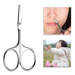 Heavy Duty High Custom <b>Mirror</b> Polish Cuticle Beauty Nail Nose Scissors Set Stainless Steel Curved Blade Kaamir Instruments - Product Image 5