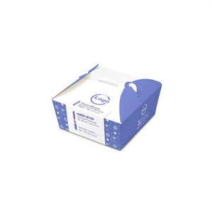 <b>Boxes</b> mod. <b>Cardboard</b> NECK with handle 12x12x6 cm <b>white</b> - Customized - Product Image 3