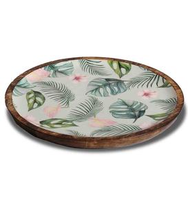 Plateau de service en bois d'acacia à prix raisonnable très bas quantité minimale de commande fabricant et exportateur de haute qualité fait à la main - Product Image 2