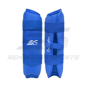 สนับแข้งสำหรับมืออาชีพอุปกรณ์ป้องกันหน้าแข้งสำหรับคาราเต้หนังพิมพ์โลโก้ได้ตามต้องการ - Product Image 4