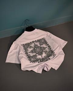 เสื้อยืดผ้าคอตตอน Pima สำหรับผู้ชายพิมพ์ลาย100% 230 GSM ไหล่ตกไซส์ใหญ่พิเศษออกแบบได้ตามต้องการ - Product Image 6