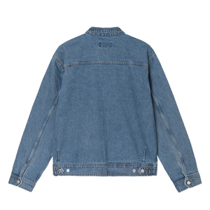 Veste en jean slim pour homme, haute qualité, personnalisée, style urbain, hiver, col montant enduit, séchage rapide, respirante - Product Image 2