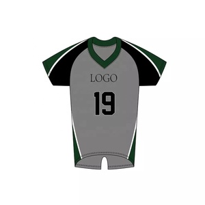 Venta al por mayor de uniformes de fútbol personalizados con bandera juvenil, camisetas bordadas de poliéster y spandex de fútbol americano, camisetas de estilo camisa - Product Image 5