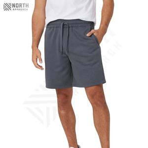 Shorts Deportivos para Hombre al por Mayor de Alta Calidad, Diseño de Logotipo Personalizado, Algodón Negro Casual Liso con Patrón Sólido, Shorts Deportivos de Alta Cantidad - Product Image 6