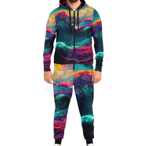 Chándales Deportivos Cómodos y Ligeros para Invierno, con Capucha, Casuales, Lisos, Sublimados, de Alta Calidad, con Cremallera Completa, Tela Personalizada - Product Image 1