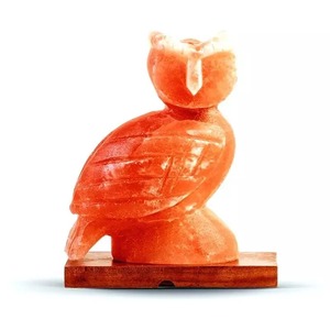 Lámpara Nocturna MINI USB Impex Pakistan 2026, Diseño de Búho del Himalaya 100% Puro y Original, Material Orgánico Hecho a Mano, Ecológico - Product Image 2