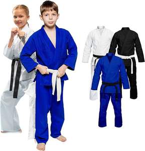Meilleures ventes d'uniformes d'arts martiaux Costumes Gi Uniforme de karaté Bjj Judo Fabriqué par des commerçants d'ailes Costume de karaté pour enfants - Product Image 6