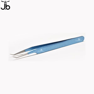 Pince à cils grise prix compétitifs meilleurs services OEM couleurs et tailles personnalisées pince à épiler extension de cils - Product Image 3