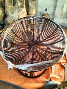 2024 hotsell Silla de ratán de cuerda tejida al aire libre apilable al por mayor marco de madera patio jardín Silla de ratán con cojín impermeable - Product Image 4