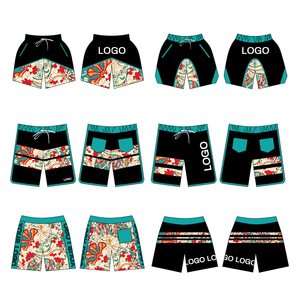 Nouveau design BAS quantité minimale de commande Short de bain d'été personnalisé en polyester spandex Style Hawaii Maillot de bain homme - Product Image 5