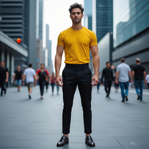 เสื้อยืดและกางเกงชุดสองชิ้นสำหรับผู้ชายเสื้อยืดสำหรับวิ่งชุดวอร์มสำหรับผู้ชายฤดูร้อน - Product Image 4