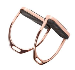 Nueva llegada estribos de montar a caballo de liberación de seguridad de acero inoxidable ligero ajustable duradero fábrica ecuestre OEM - Product Image 1