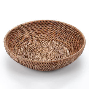 Decorative rattan <b>display</b> bowl high quality bread <b>baskets</b> best discount natural woven <b>basket</b> - Product Image 1