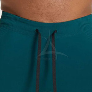 Stylish Men Compression <b>Shorts</b> Solid Casual <b>Slim</b> <b>Fit</b> Quick Dry Elastic Waist Soft Stretch Fabric Perfect Gym Training - Product Image 2
