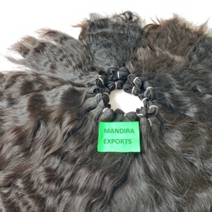 Extensiones de cabello Remy alineado con cutícula virgen 100% al por mayor Tengle Free ondulado Templo Vietnamita cabello humano indio suelto onda profunda - Product Image 2