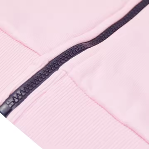 Nuevo último diseño 100% algodón poliéster College Varsity cremallera impresa Sudadera con capucha sudaderas con puntos y pequeñas estrellas Sudadera con capucha - Product Image 6