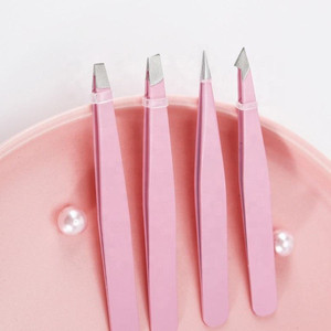 Haute qualité personnaliser outil de beauté pince à cils professionnelle pince à épiler à sourcils en acier inoxydable - Product Image 1