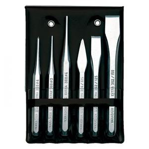 Assortiment Usag dans un porte-documents en plastique, ensemble de 6 ciseaux et poinçons - Product Image 1