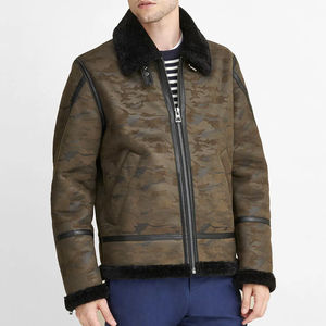 Nueva chaqueta de cuero larga de talla grande para hombre, diseño de moda más vendido con letras elegantes, Material de lona de piel de vaca fina - Product Image 2