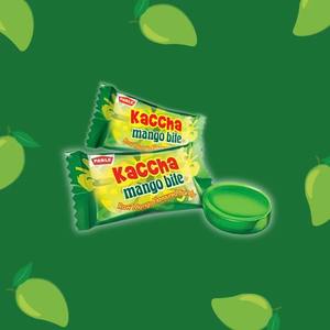 Kaccha Mango Bite Caramelos, Raw Mango Sabor, 277gm Bolsa Mango Caramelos Toffees Venta al por mayor de dulces y dulces - Product Image 3