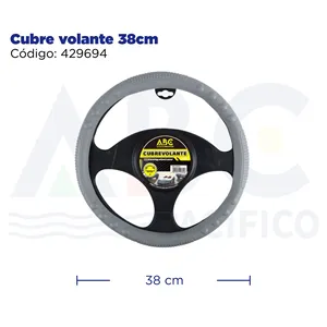 ที่หุ้มพวงมาลัยหนังและพีวีซี38ซม. สไตล์สปอร์ตอุปกรณ์ตกแต่งรถยนต์รุ่นอื่นๆที่เป็นที่นิยมสำหรับรถยนต์ - Product Image 1