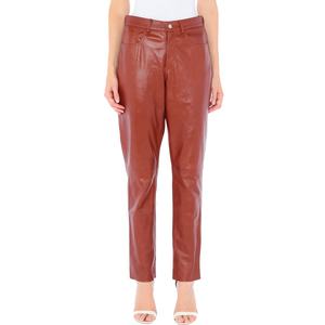 Prix d'usine femmes peau de mouton 100% cuir véritable de haute qualité avec Logo en relief personnalisé et pantalon Design - Product Image 5