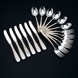 Juego de Cubiertos de acero inoxidable, juego de cubiertos de diseño decente, juego de cubiertos PARA CENA, tenedor, cuchillo, cuchara, juego para el hogar, hotel y restaurante - Product Image 3