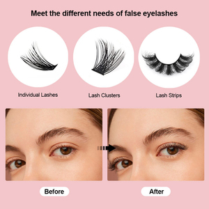 Aplicador de pestañas sostenible de acero inoxidable curvo con degradado de oro rosa y logotipo personalizado, herramienta puntiaguda, pinzas para pestañas de racimo DIY - Product Image 4