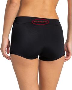 Wholesale <b>Women</b> High Quality <b>Swim</b> <b>Shorts</b> Board <b>Shorts</b> With Pocket Plus Size <b>Women's</b> Drawstring Bathing <b>Short</b> Bottoms - Product Image 2