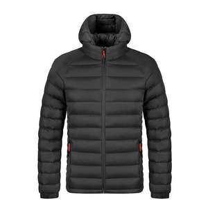 Wholesale Custom Men's Turn-down Collar Winter Waterproof <b>Thin</b> <b>Puffer</b> <b>Jacket</b> with Front Logo - Product Image 3
