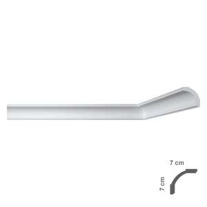 Coin décoratif pour plafond Mod. I765 - 70x70 mm - Product Image 1