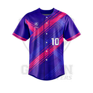 Maillot de baseball bleu unisexe de haute qualité Nouveau pantalon et chemise de qualité supérieure à la mode - Product Image 4