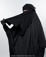 Niqab Hijab en Chiffon de Polyester Simple Couche de Haute Qualité, Respirant, Séchage Rapide, Léger, Idéal pour la Prière Musulmane