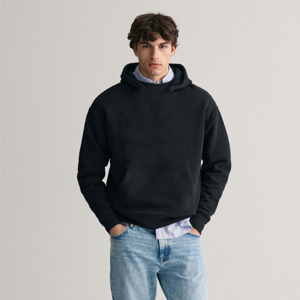 Sweat à capuche coréen en molleton de coton 100% à la mode durable pour hommes, conception graphique pour des tenues décontractées et des journées décontractées d'hiver, teint uni - Product Image 2